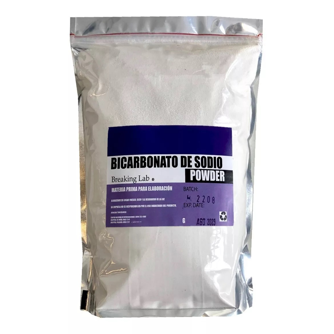 Bicarbonato de Sodio Puro 2Kg – Breaking Lab